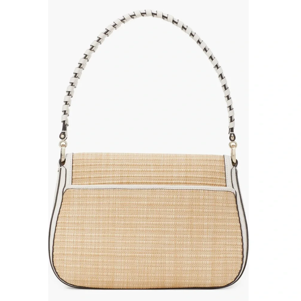 NWT - Kate Spade Woven Straw Convertible Bag